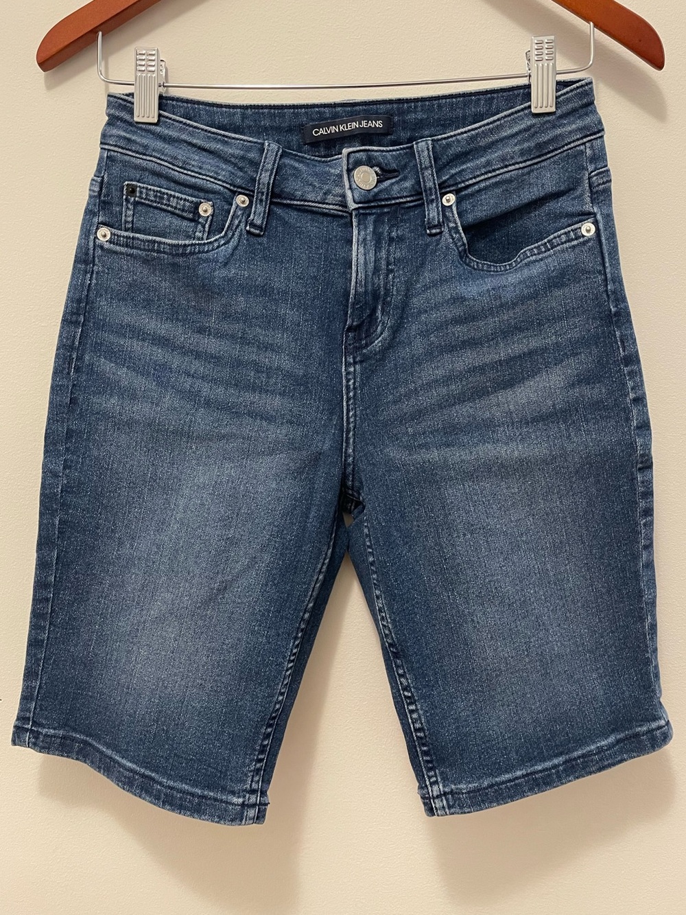 Calvin Klein Jeans Women's Denim Bermuda Shorts